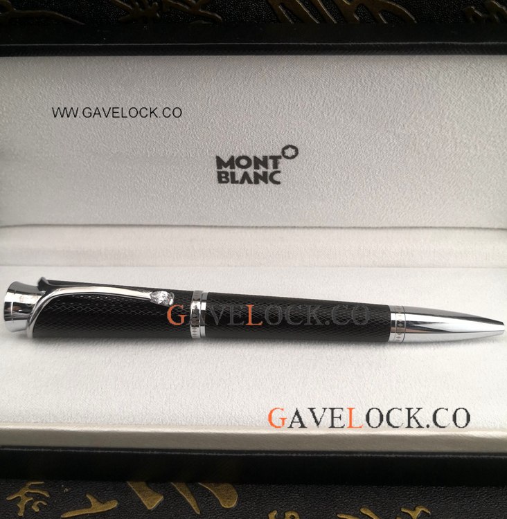 Copy Mont blanc Grace Kelly Black Wave Ballpoint